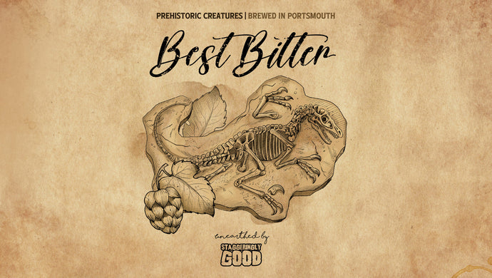 Staggeringly Good | Prehistoric Creatures: Best Bitter | 4.2% Bitter | 5L Mini Keg